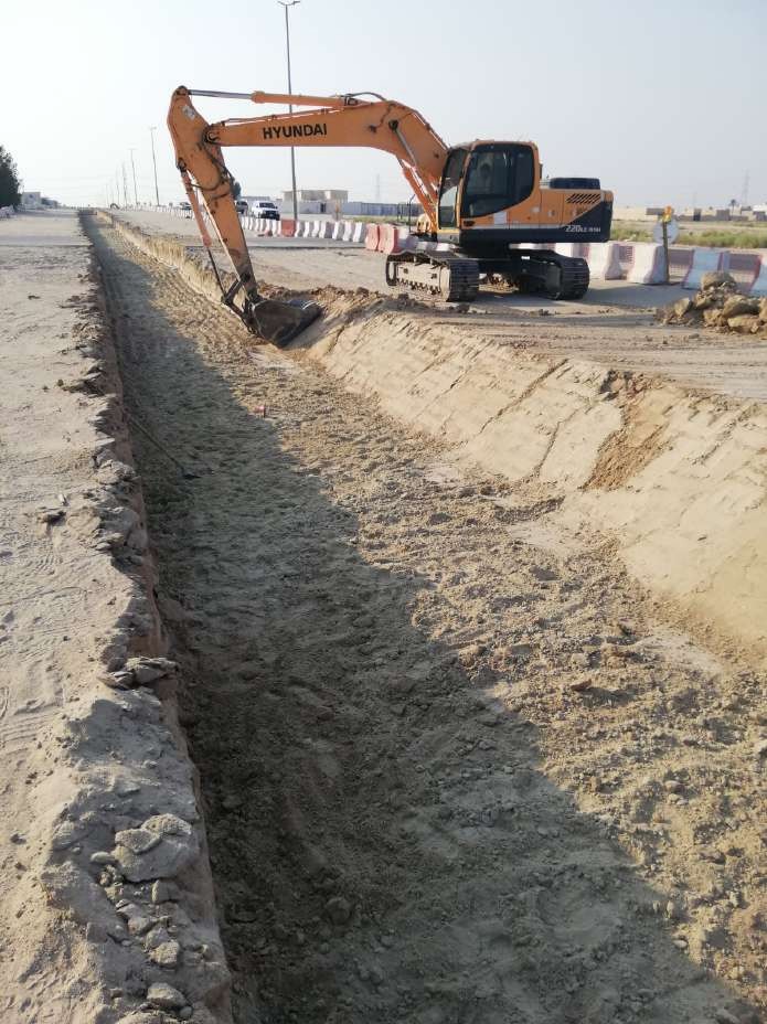 Excavator in Action